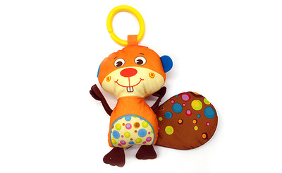 松鼠婴幼儿安抚玩具